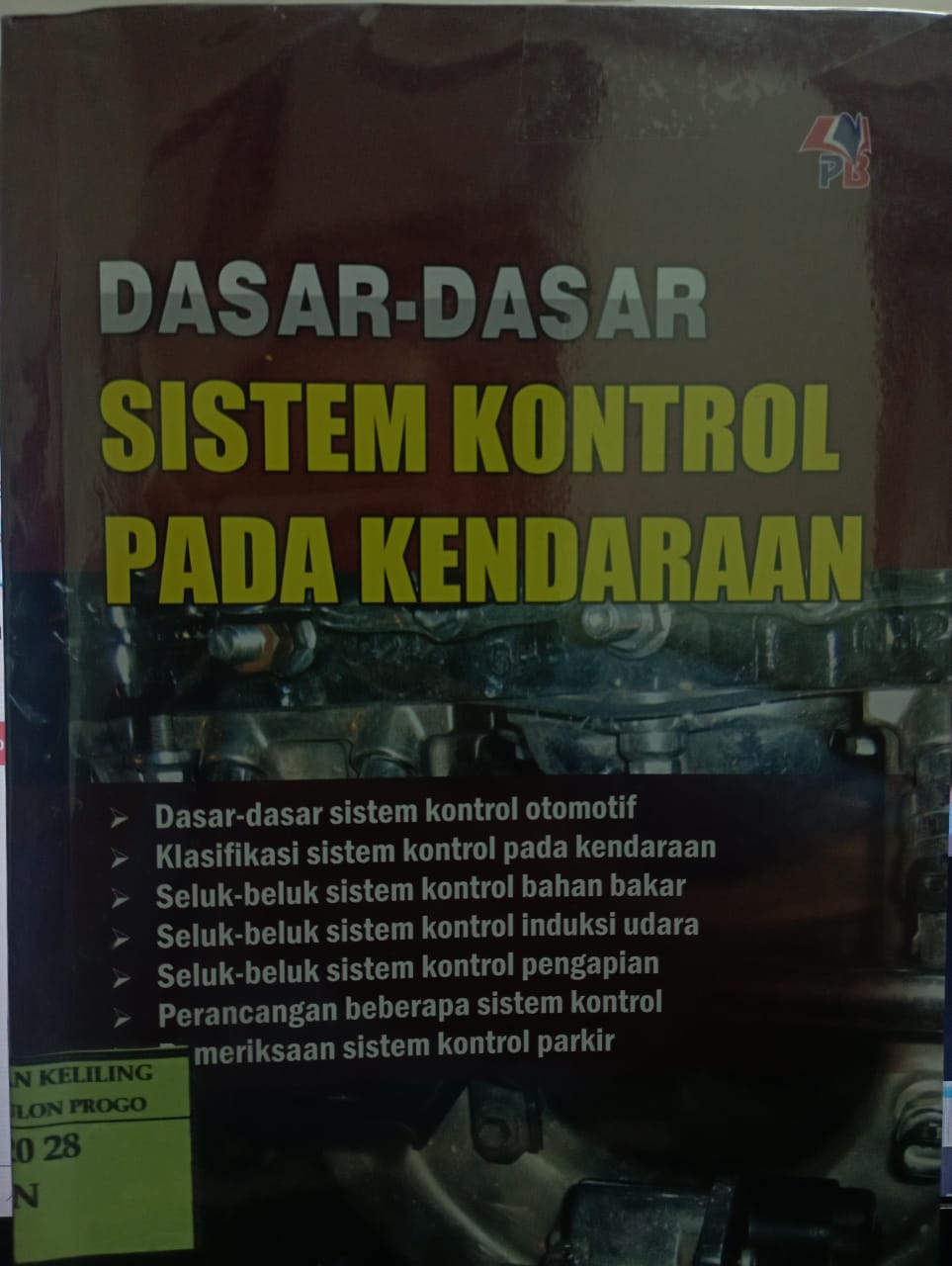 Cover Dasar-Dasar Sistem Kontrol Pada Kendaraan / Buntarto