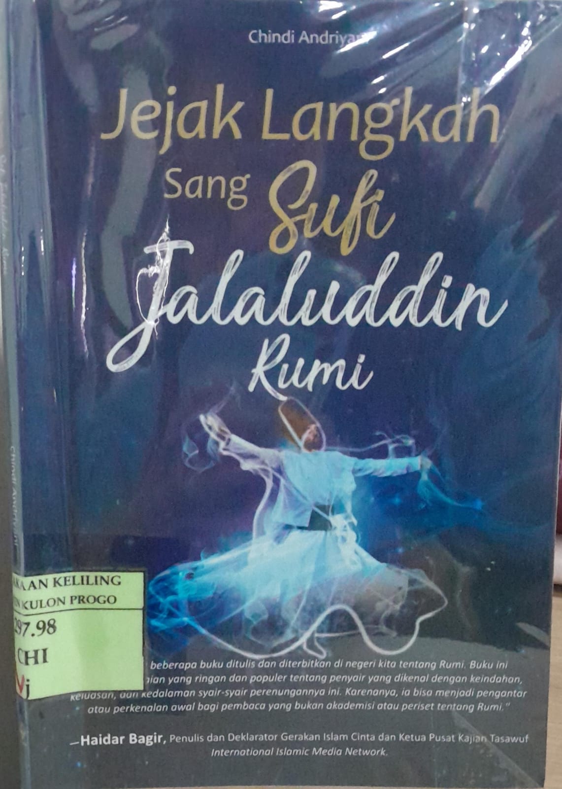 Cover Jejak Langkah Sang Sufi Jalaludin Rumi / Chindi Andriyani
