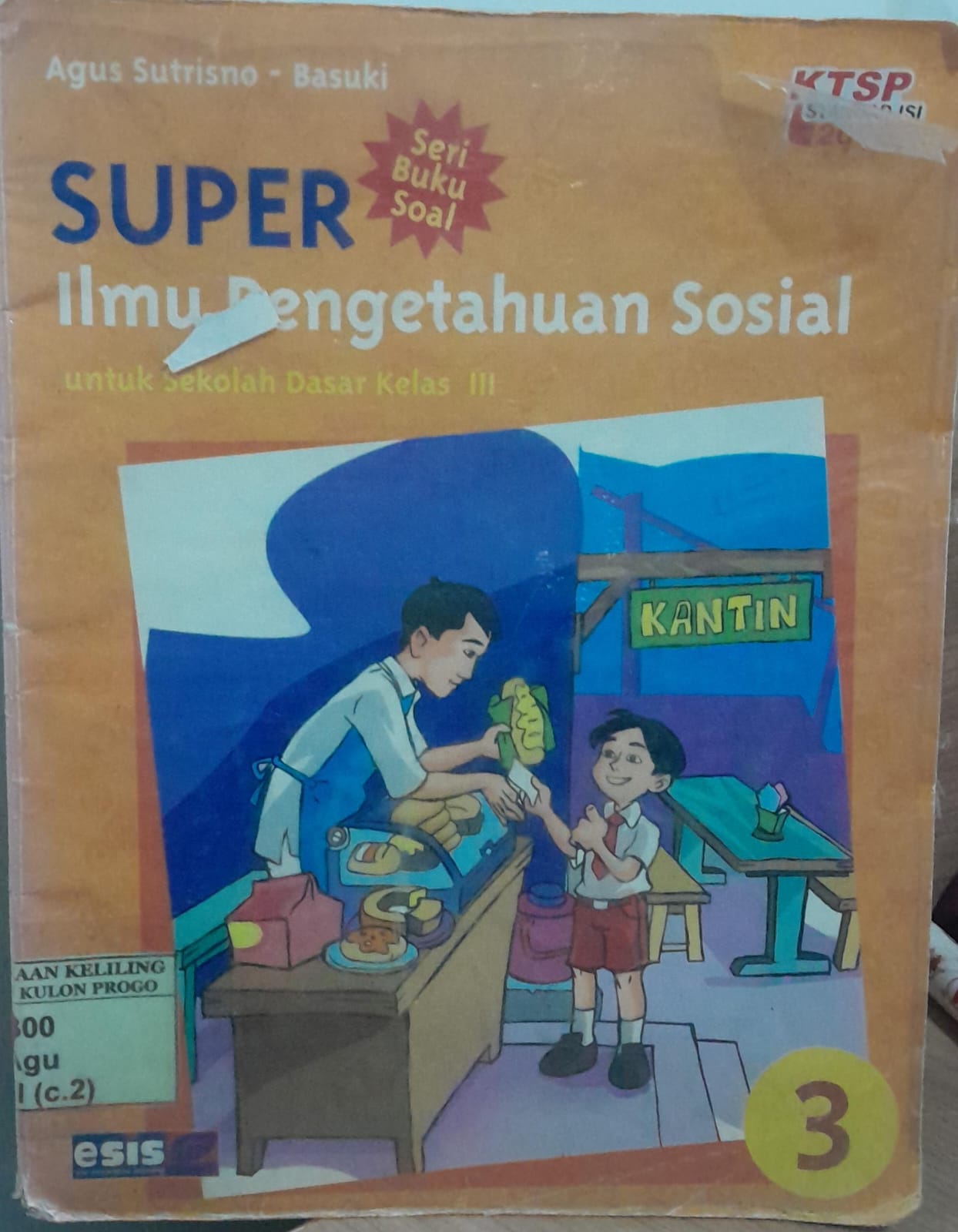 Cover SUPER :  Ilmu Pengetahuan Sosial untuk SD Kelas III / Agus Sutrisno