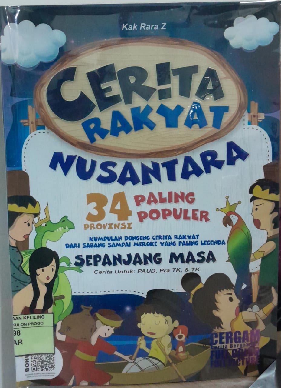 Cover Cerita Rakyat Nusantara 34 Provinsi Paling Populer Sepanjang Masa / Rara