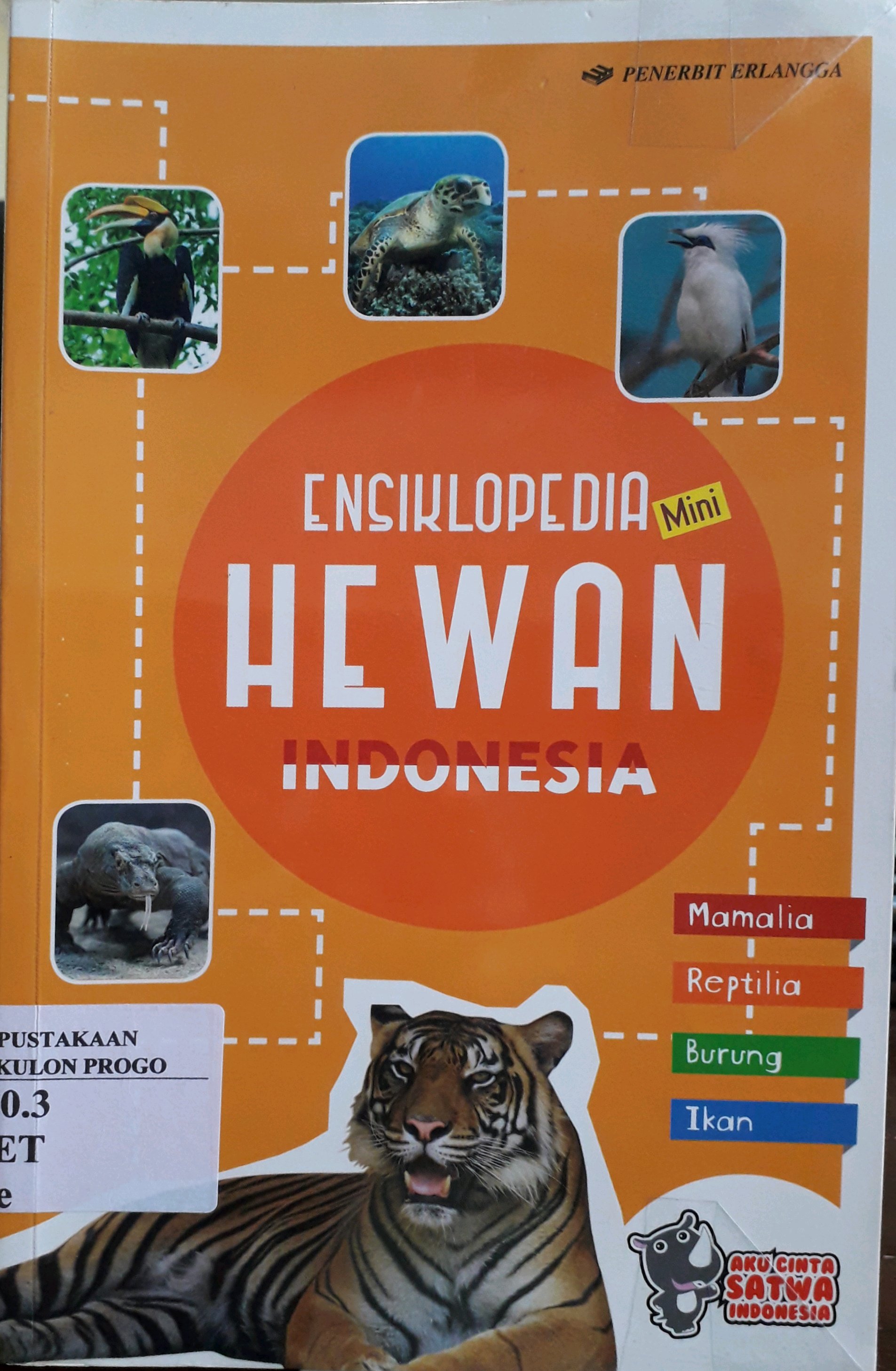 Cover Ensiklopedia Mini Hewan Indonesia / Penulis, Betty