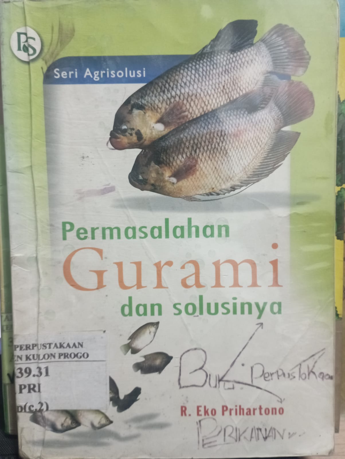 Cover Permasalahan Gurami dan Solusinya / Eko Prihantoro