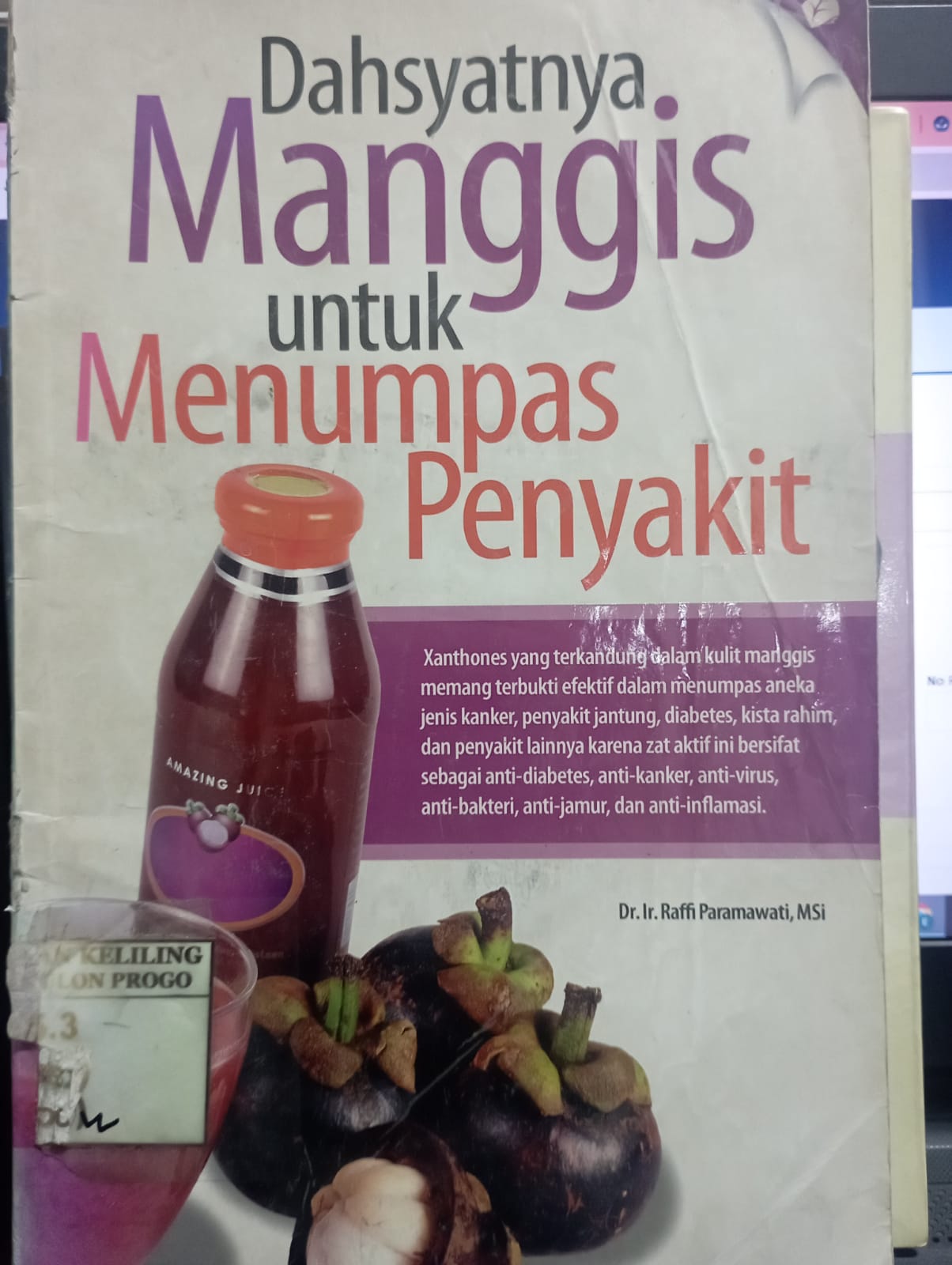 Cover Dahsyatnya Manggis untuk Menumpas Penyakit / Raffi Paramawati