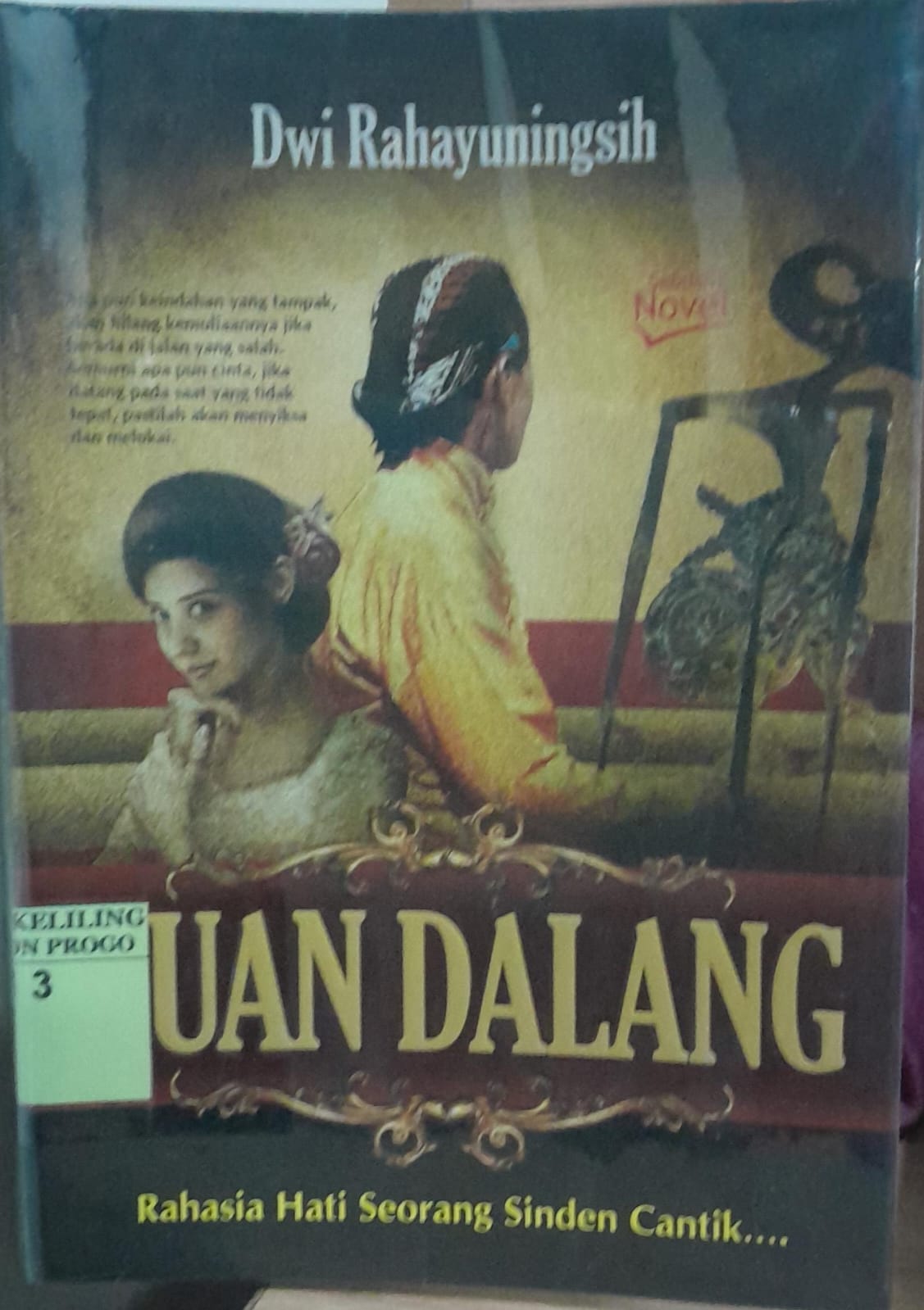 Cover Tuan Dalang / Dwi Rahayuningsih
