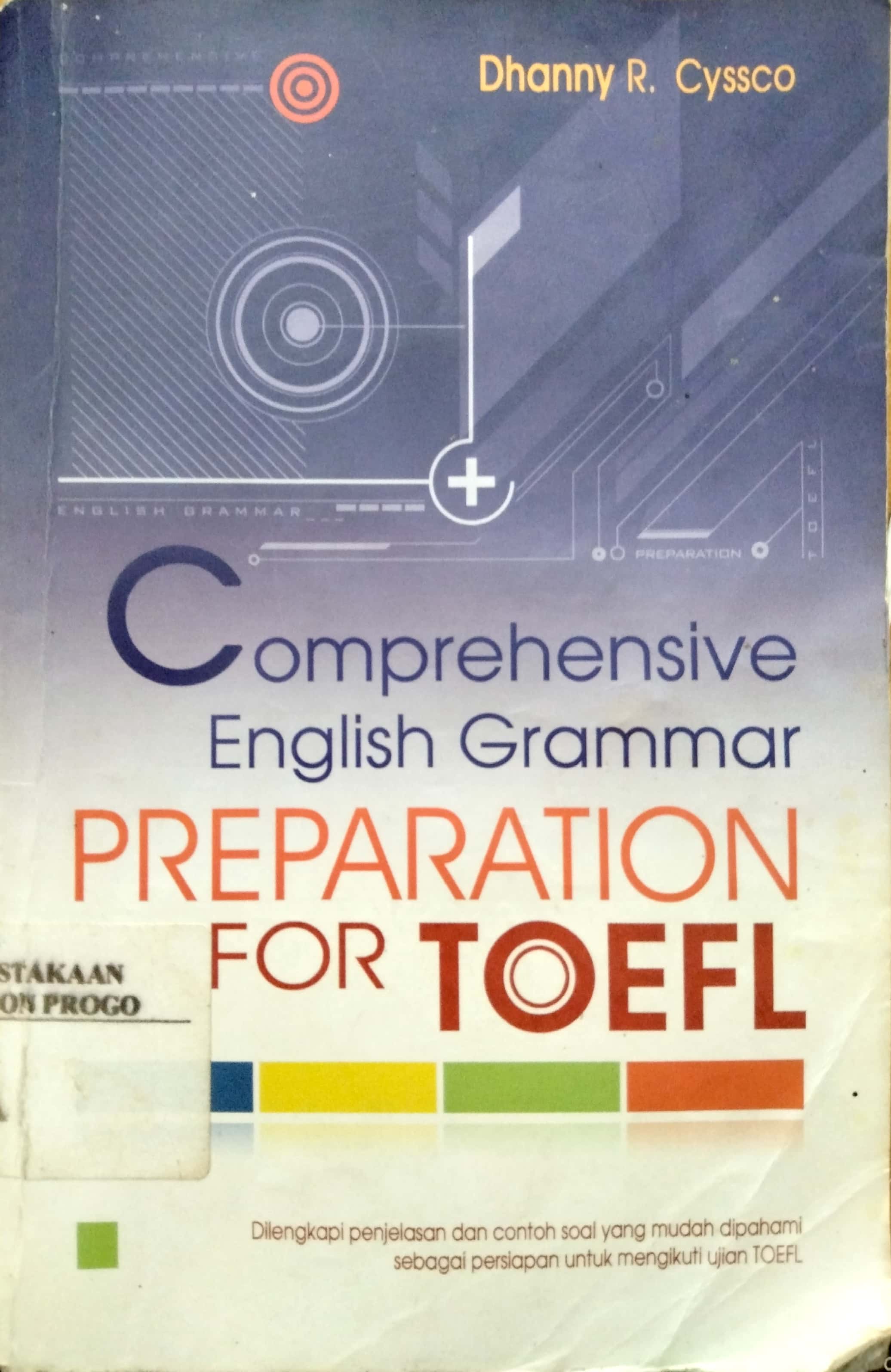 Cover Comprehensive English Grammar Preparation / Dhanny R. Cyssco