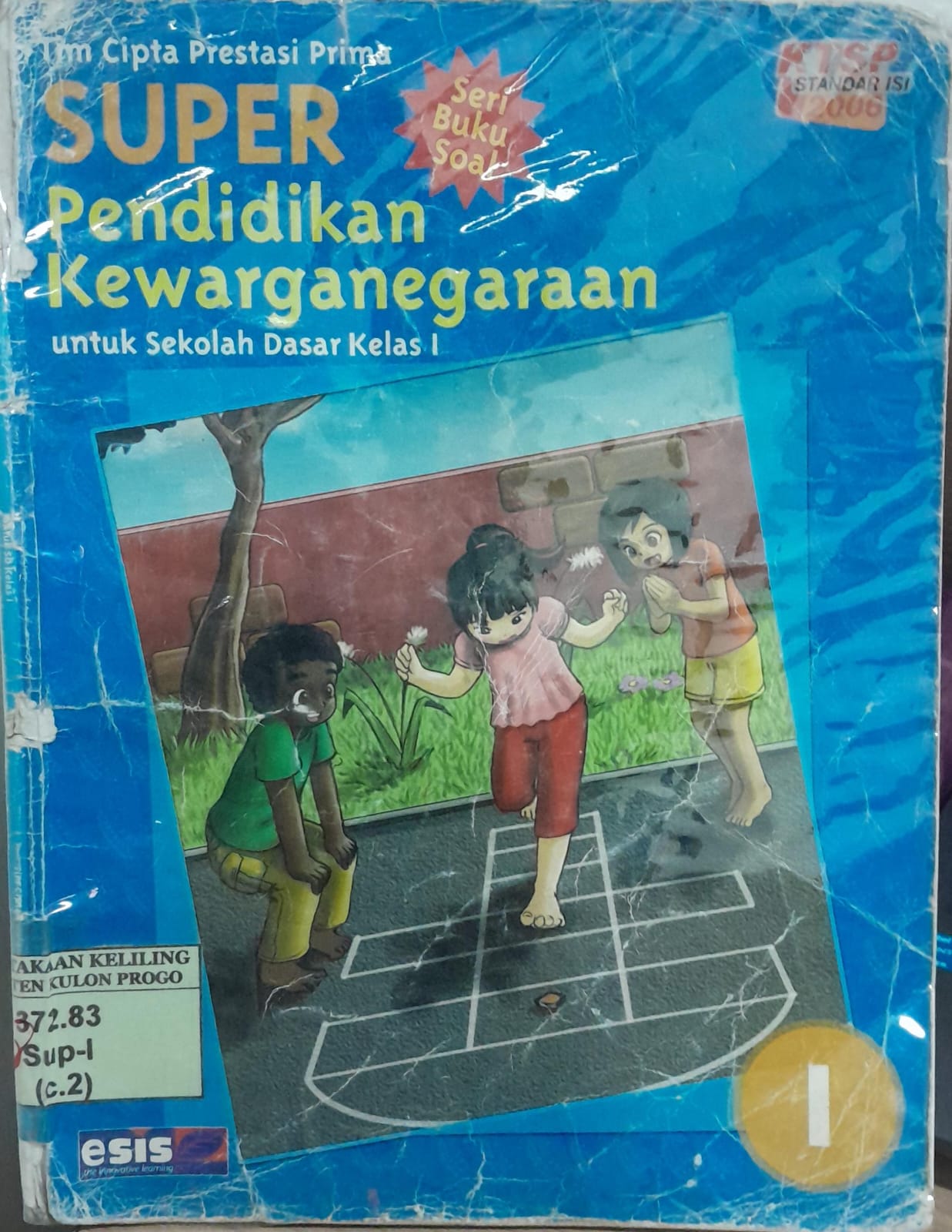 Cover SUPER Pendidikan Kewarganegaraan SD Kelas I