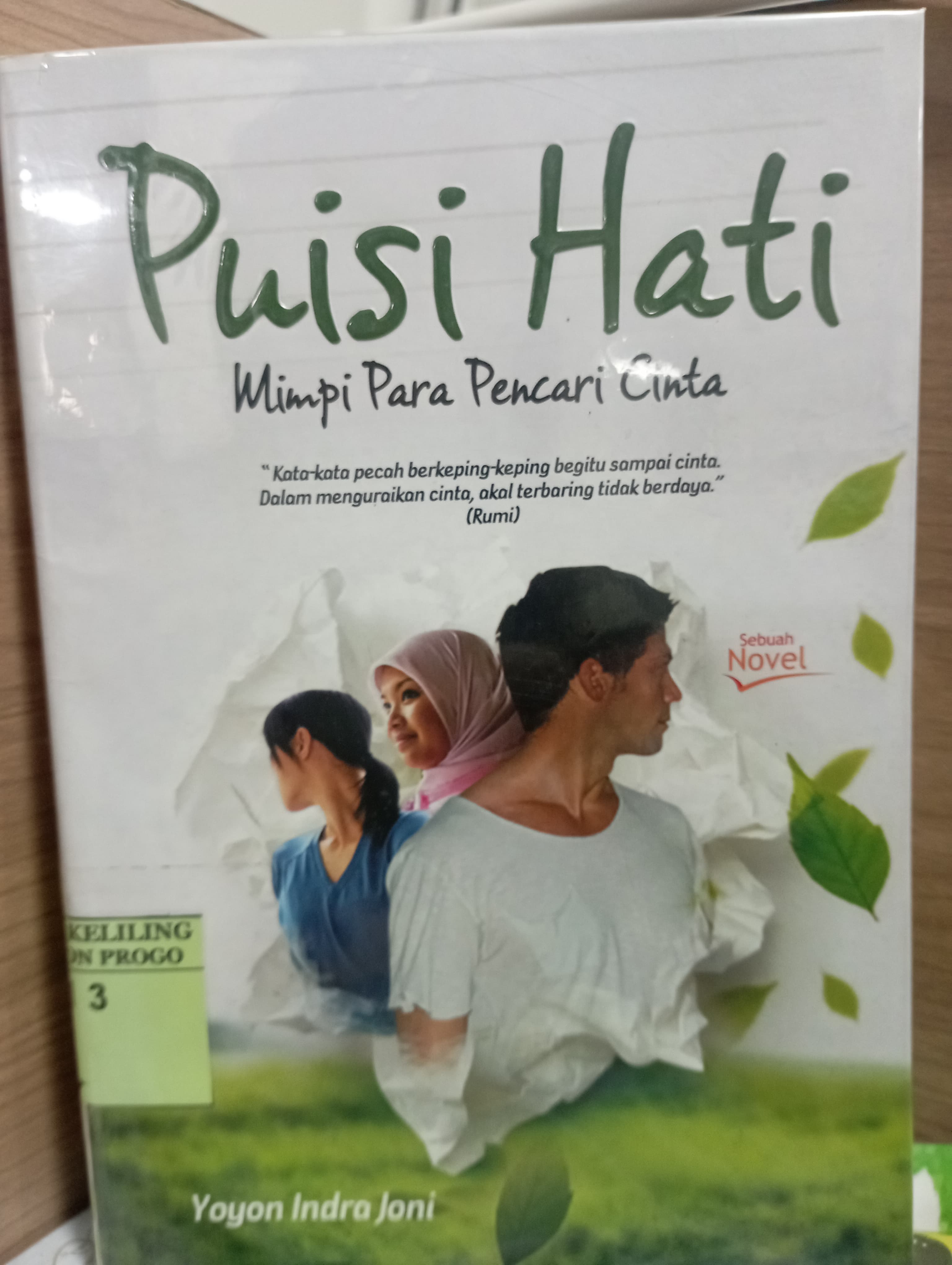 Cover Puisi Hati :  Mimpi Para Pencari Cinta / Yoyon Indra Joni
