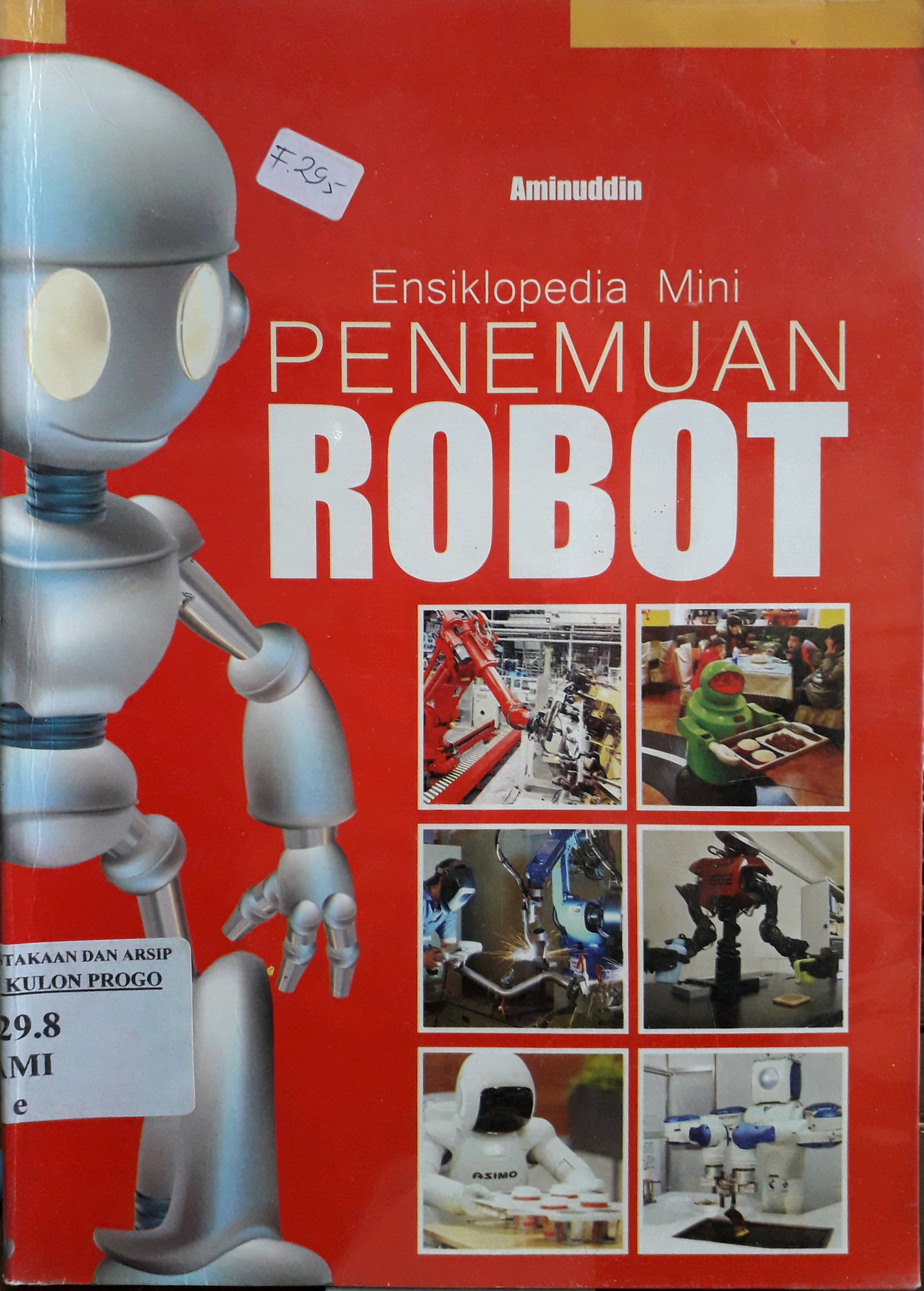 Cover Ensiklopedia mini penemuan robot / Penulis, Aminuddin