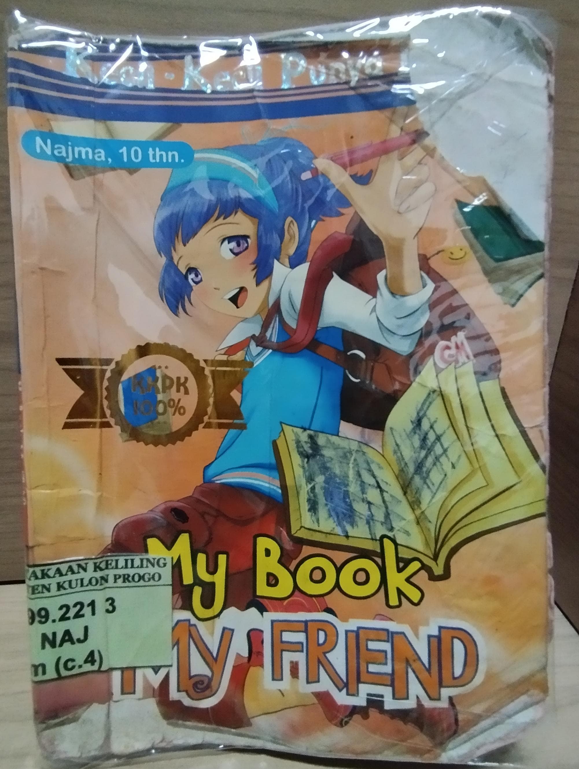 Cover KKPK My Book My Friend / Najma