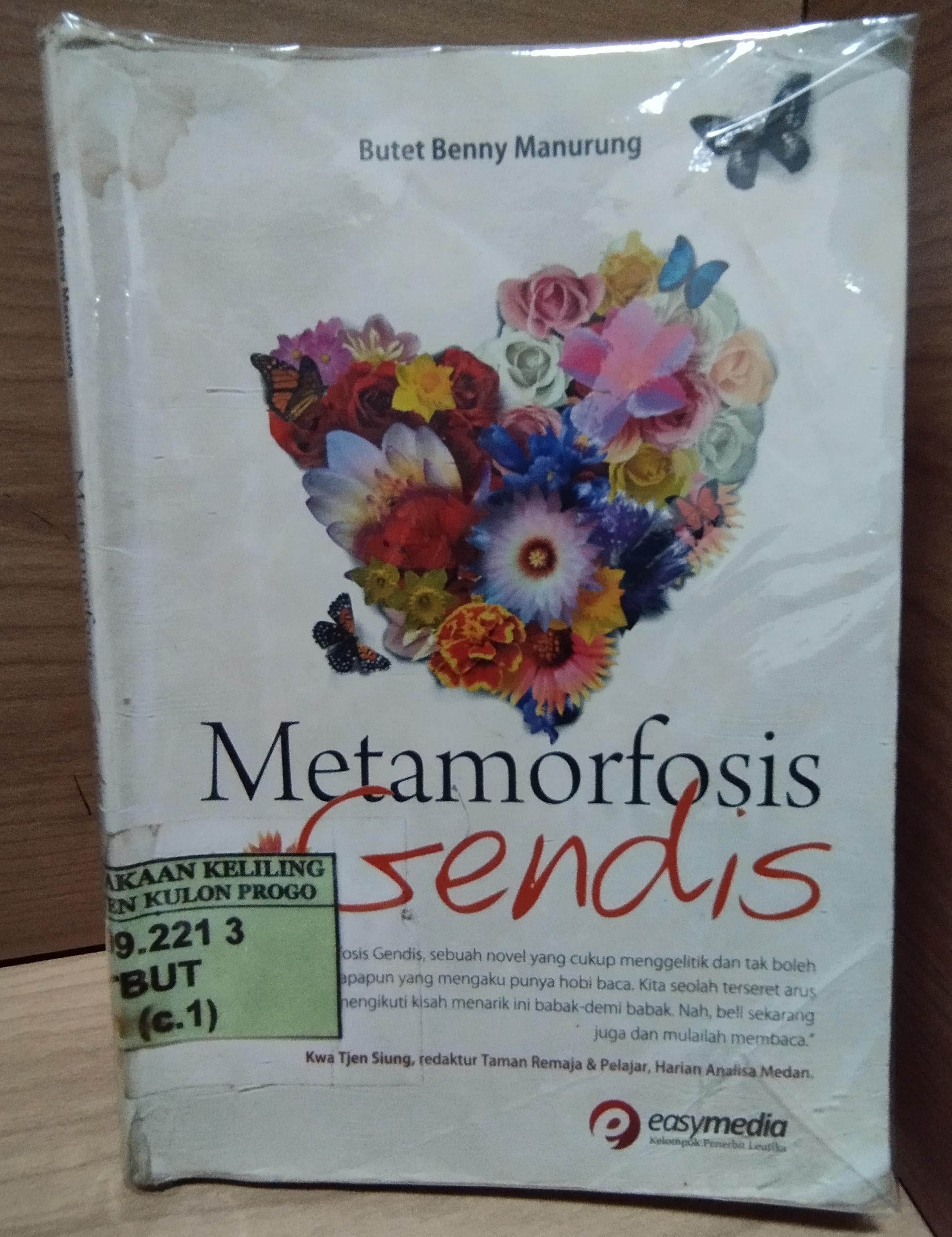 Cover Metamorfosis Gendis / Butet Benny Manurung