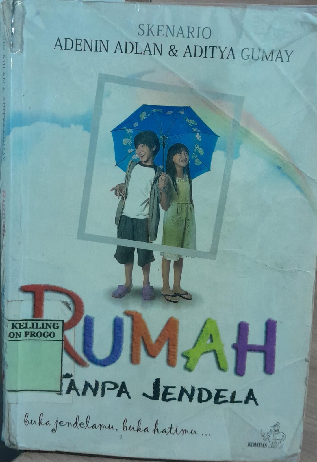 Cover Rumah Tanpa Jendela / Adenin Adlan