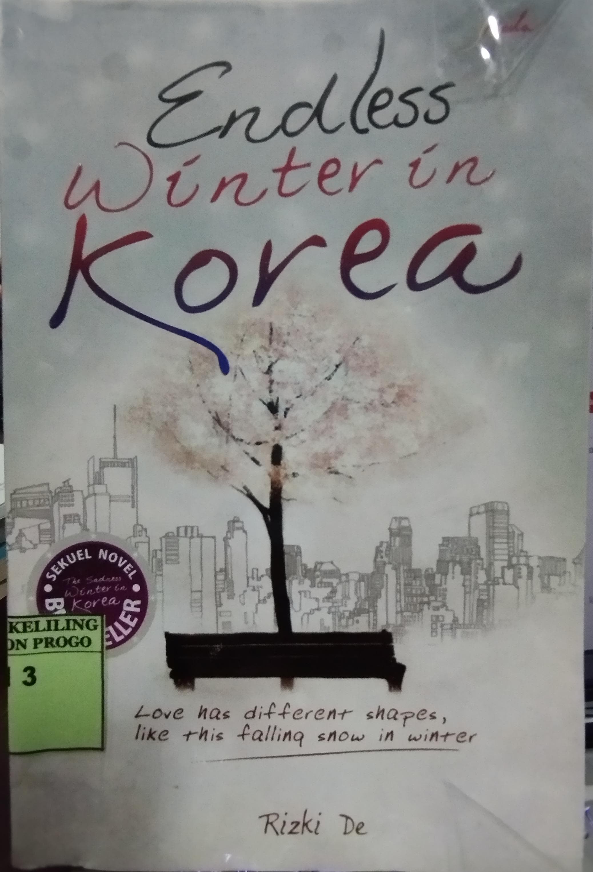 Cover Endless Winter in Korea :  Love has different shapes, like this falling snow in winter / Rizky De