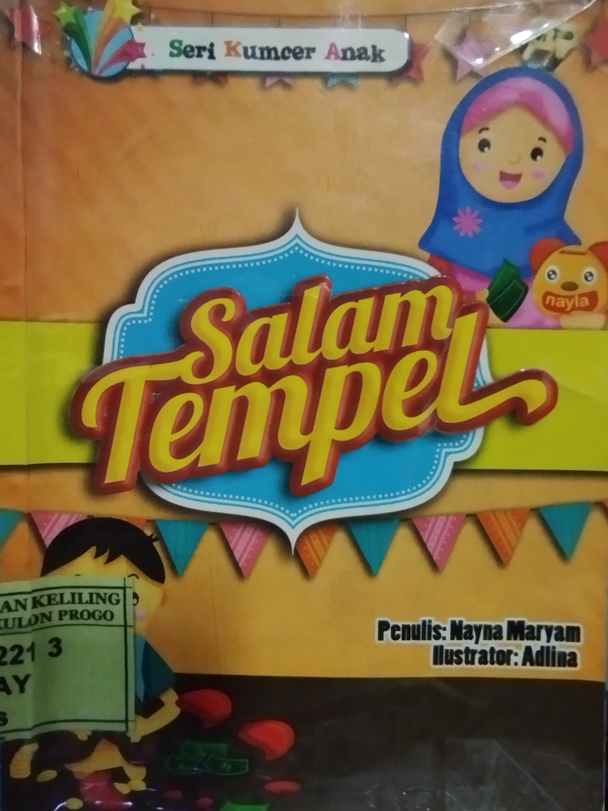 Cover Seri Kumcer Anak :  Salam Tempel / Nayna Maryam
