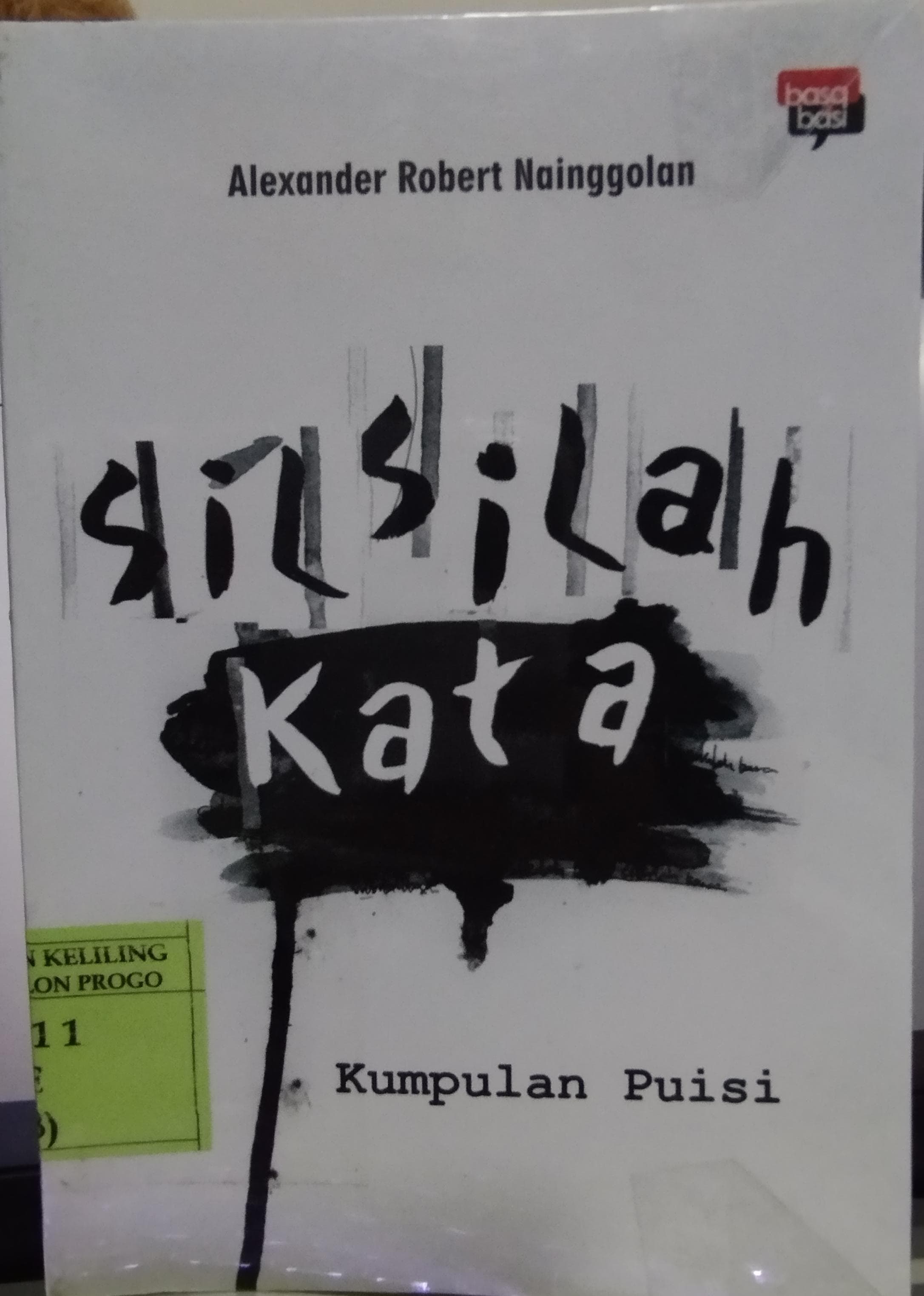 Cover Silsilah Kata / Alexander Robert Nainggolan
