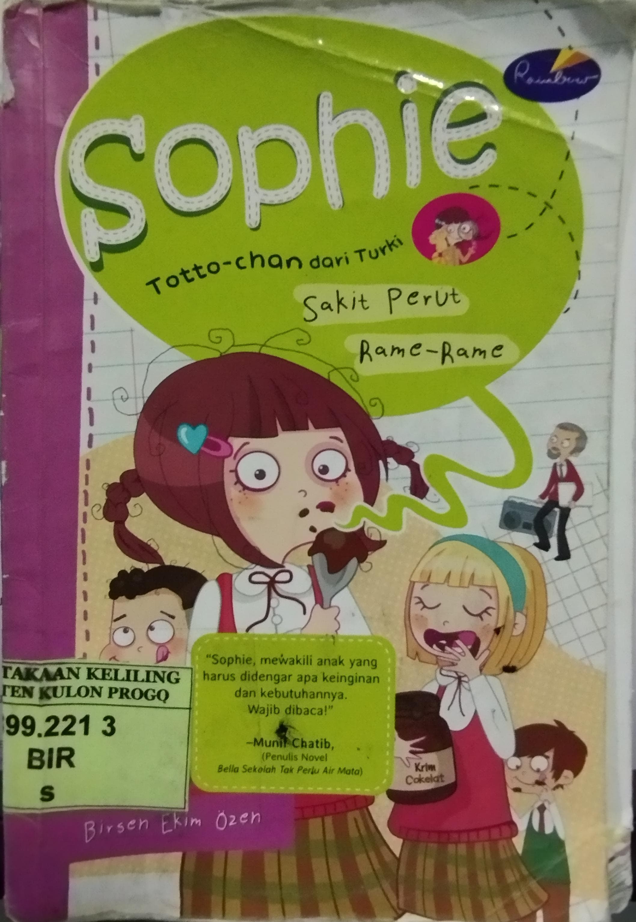 Cover Sophie :  Totto-chan dari Turki / Birsen Ekim Ozen