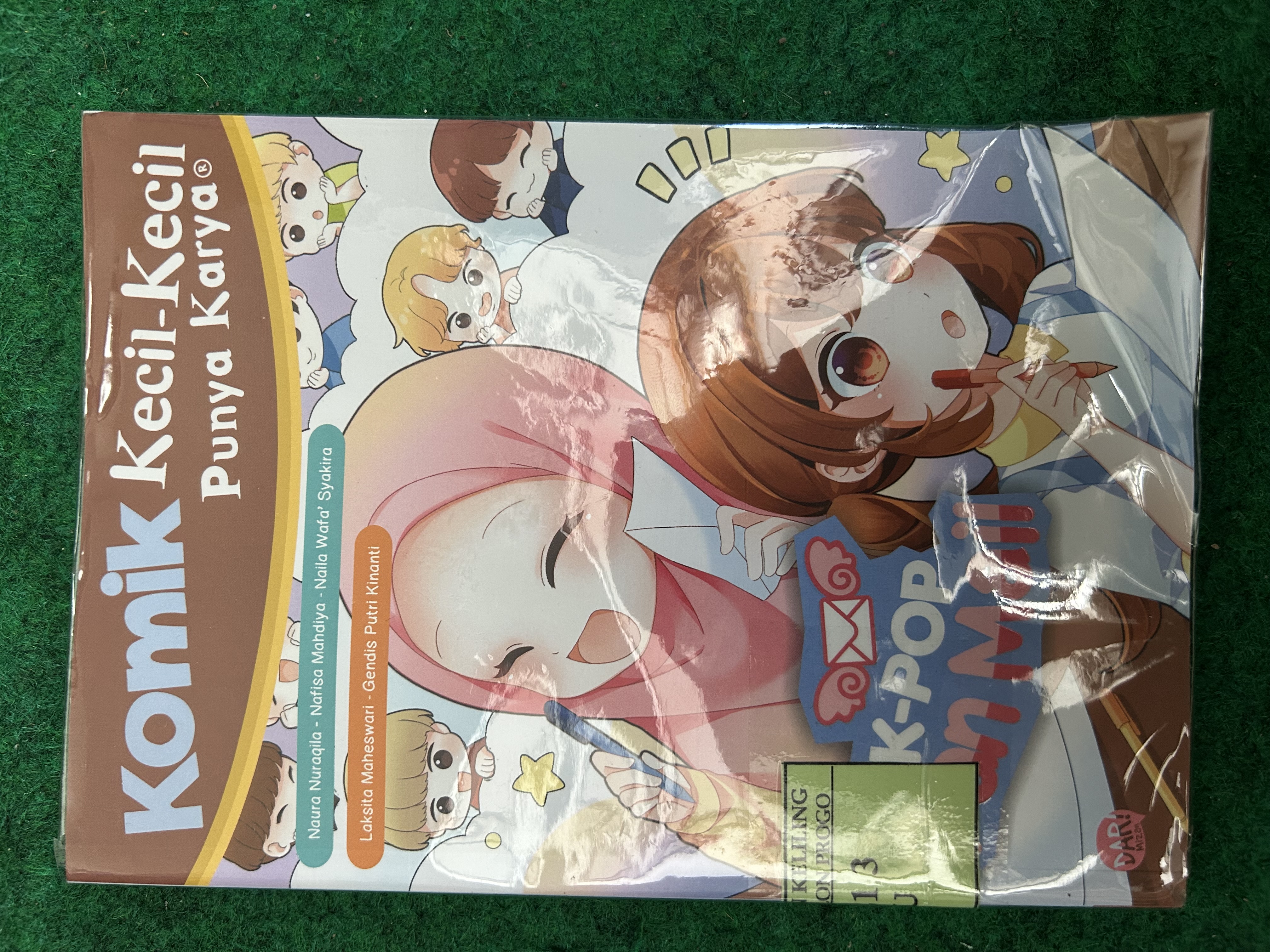 Cover Komik Kecil-Kecil Punya Karya :  K-POP Fan Mail / Naura Nuraqila
