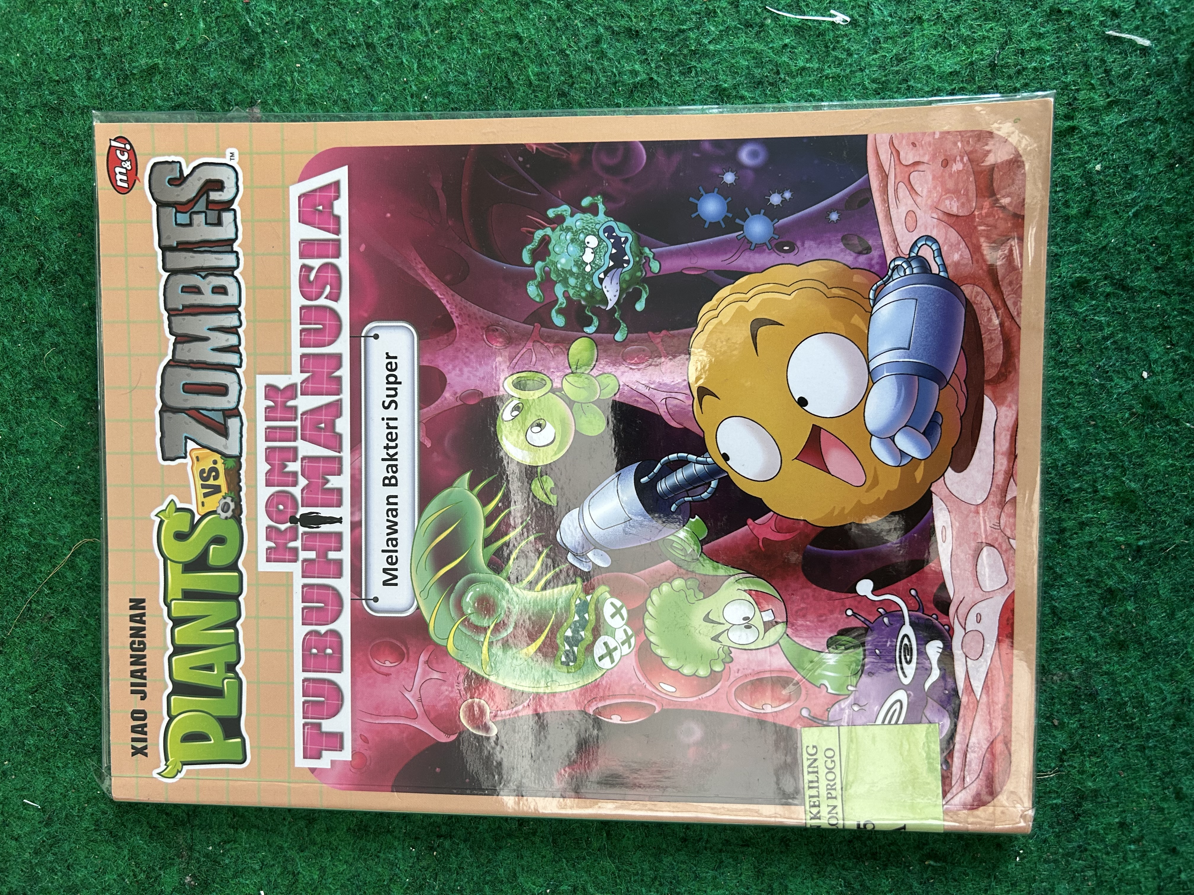 Cover Plants vs Zombies : Tubuh Manusia :  Melwan Bakteri Super / Xiao Jiangnan