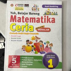 Cover Yuk, belajar bareng matematika ceria / Suah sembiring