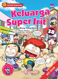 Cover Keluarga super irit 38 :  pesta ulang tahun paling irit