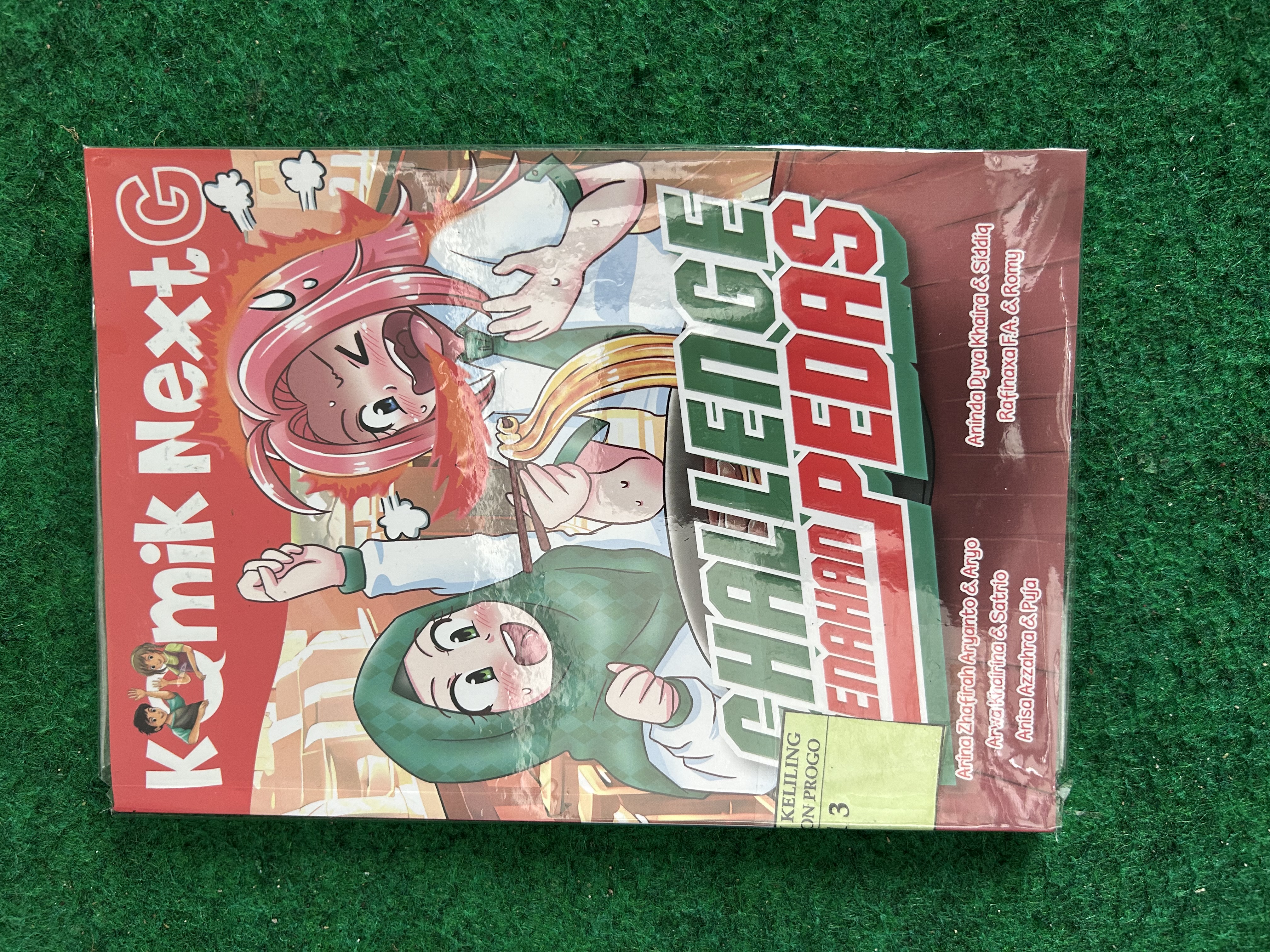 Cover Komik Next G :  Challenge Menahan Pedas / Arina Zhafira Aryanto