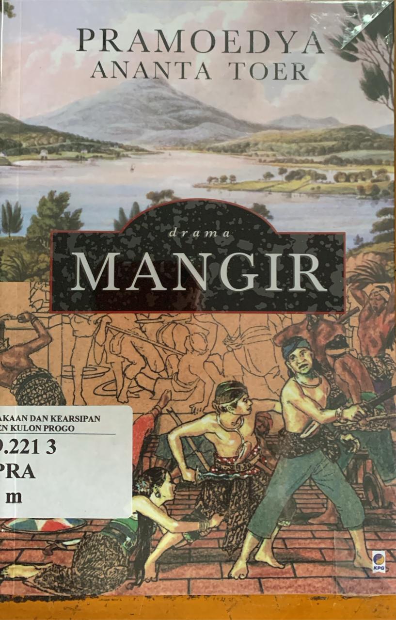 Cover Mangir / Pramoedya Ananta Noer
