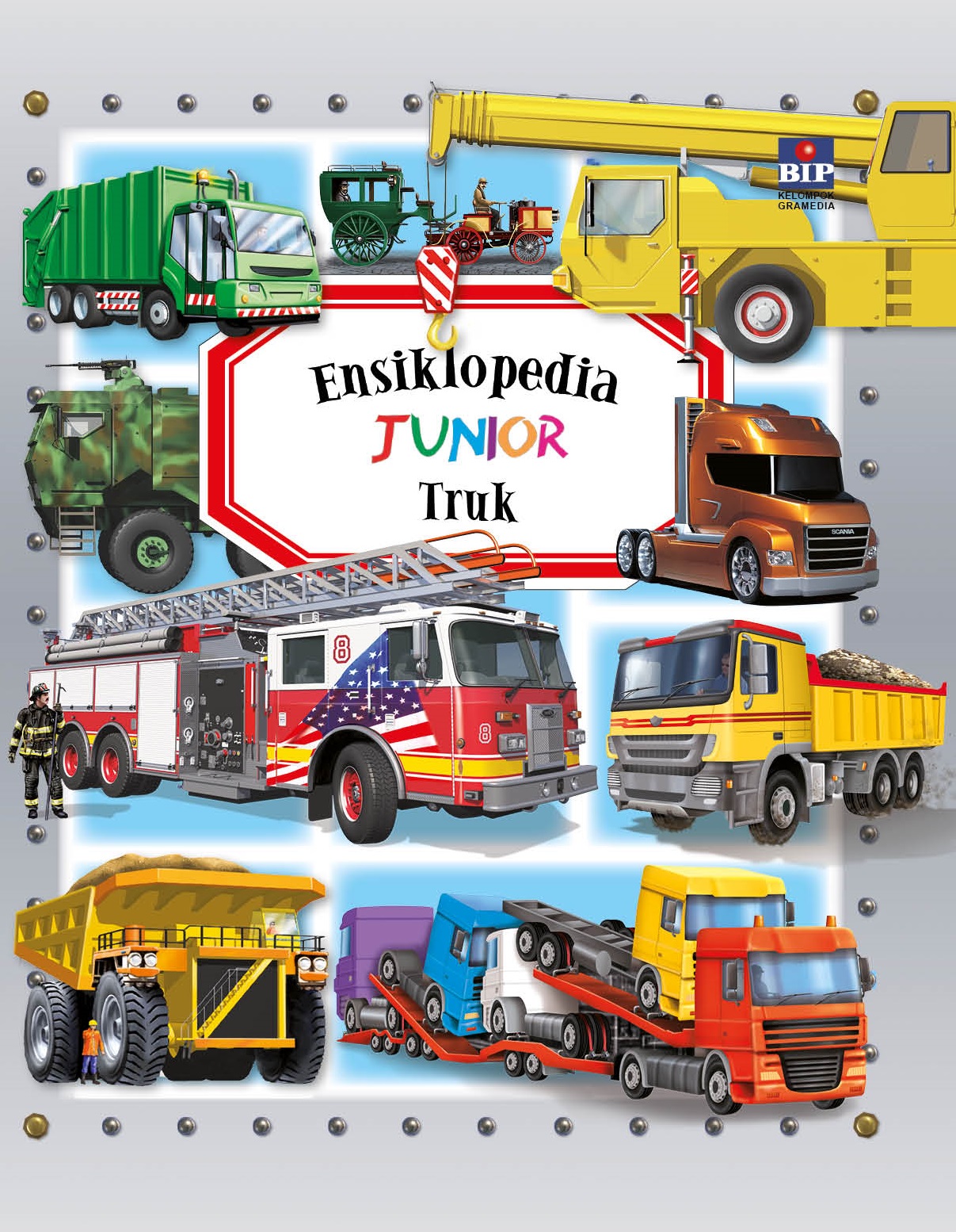 Cover Ensiklopedia Junior Truk / Emilie Beaumont