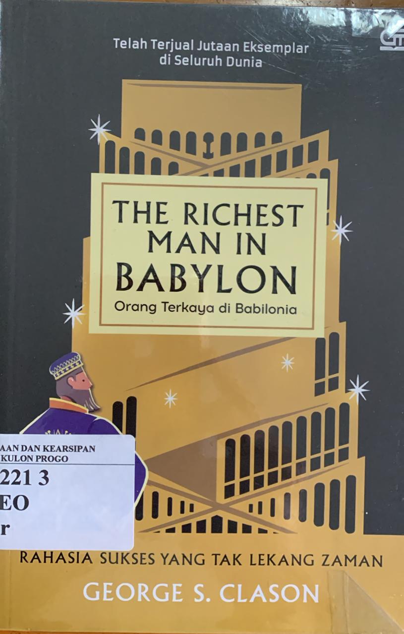 Cover The Richest Man in Babylon / George S. Clason
