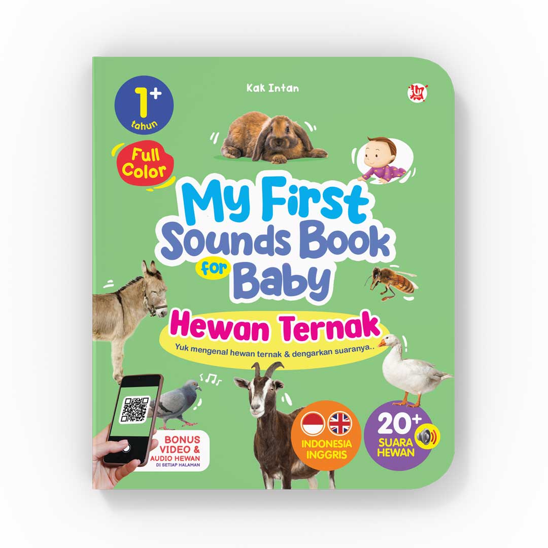 Cover My First Sounds Book for Baby : Hewan Ternak / Ws Pribadie
