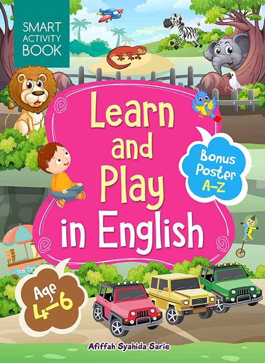 Cover Learn and play in english / Afiffah Syahida Sarie