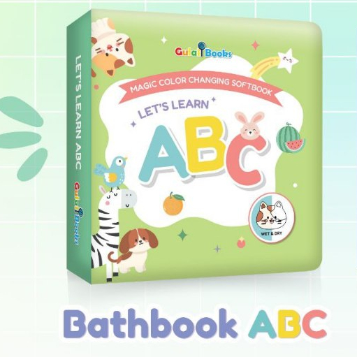 Cover magiic color changing softbook let's laern ABC / Fauzia P.Lestari