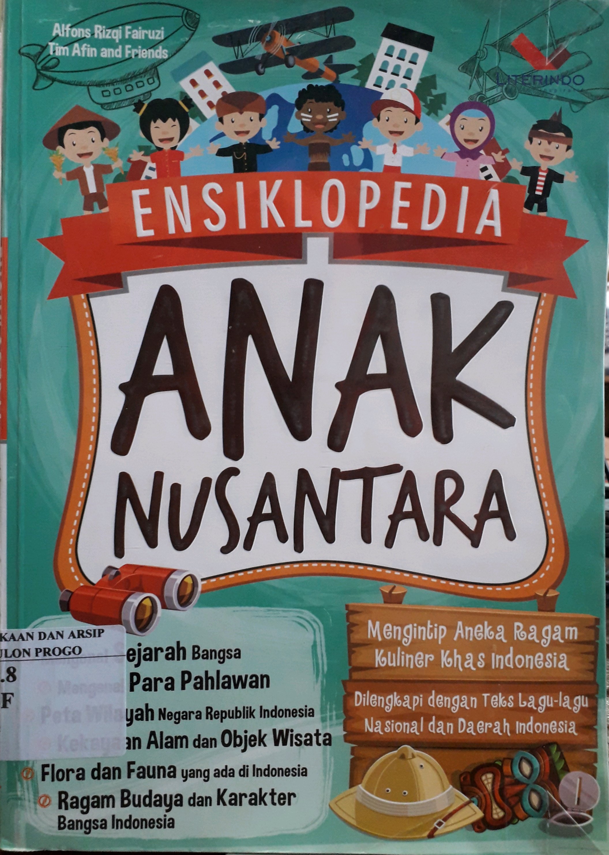 Cover Ensiklopedia anak nusantara / Penulis, Alfons Rizqi Fairuzi