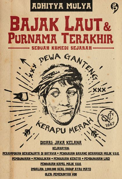 Cover Bajak laut & purnama terakhir / Adhitya Mulya
