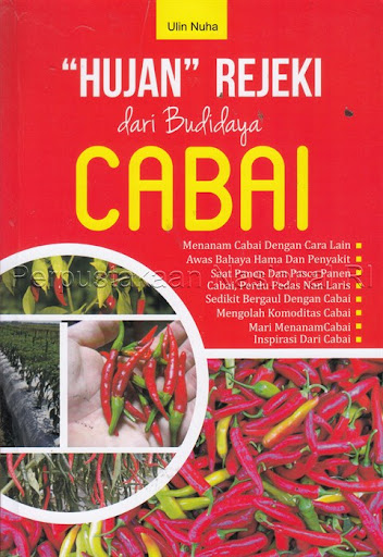 Cover "Hujan" rejeki dari budidaya cabai / penulis, Ulin Nuha