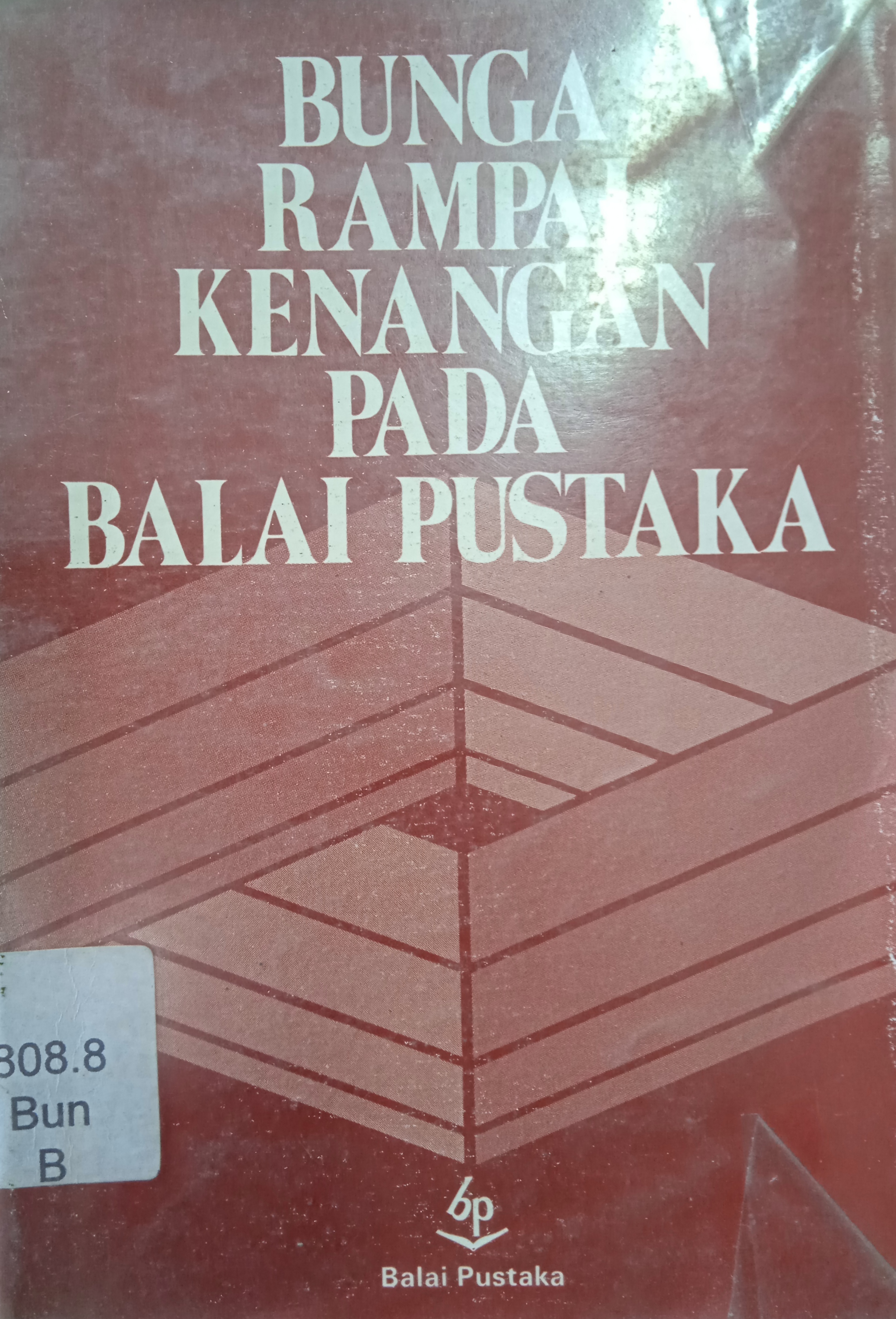 Cover Bunga Rampai Kenangan pada Balai Pustaka