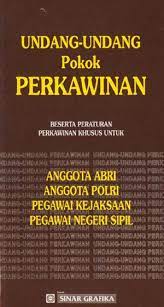 Cover Undang-Undang Pokok Perkawinan