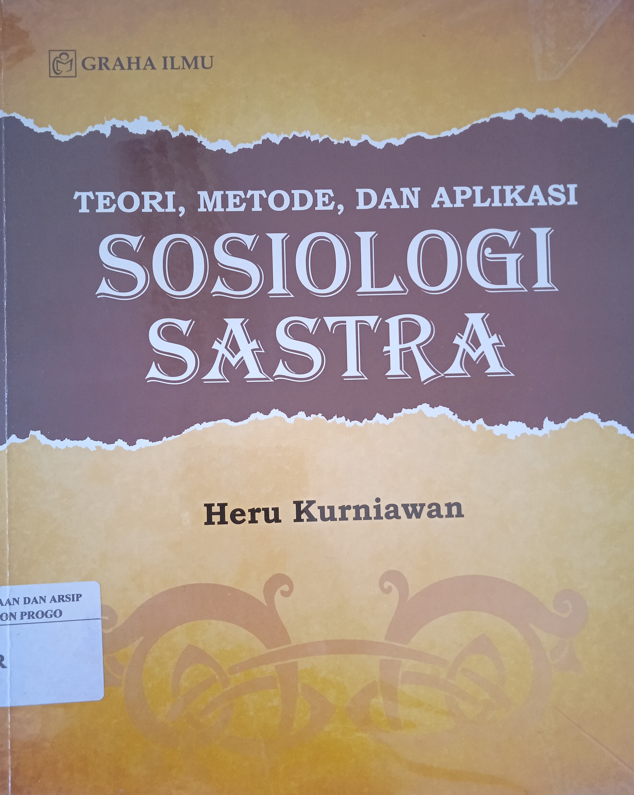 Cover Teori, Metode, dan Aplikasi Sosiologi Sastra