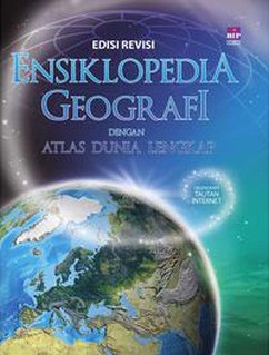 Cover Ensiklopedia Geografi dengan Atlas Dunia Lengkap