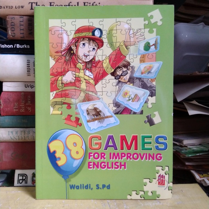 Cover 38 Games for improving english / Walidi, S.Pd.