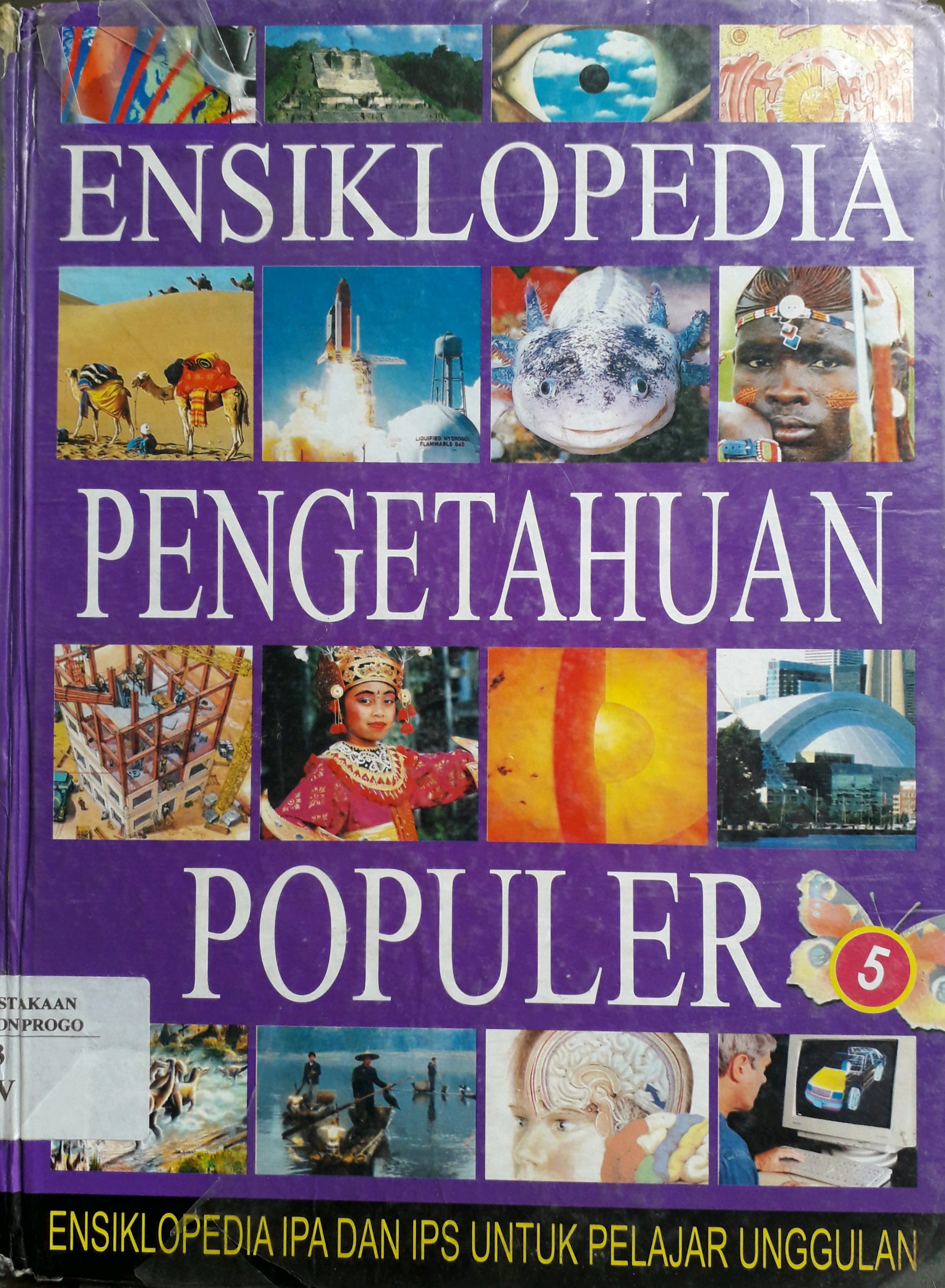 Cover Ensiklopedia Pengetahuan Populer 5 :  Revolusi - Zoologi