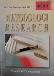 Cover Metodologi Research  Jilid 3 / Sutrisno Hadi