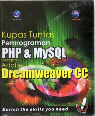 Cover Kupas Tuntas Pemrograman PHP dan MYSQL dengan Adobe Dreanweaver CC / Madcoms