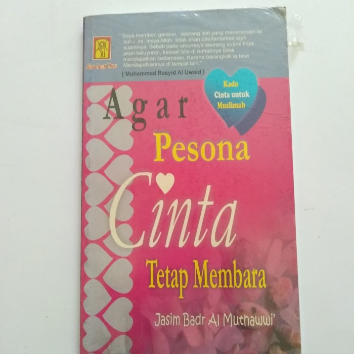 Cover Agar pesona cinta tetap membara / Jesim Badri AL Muthawwi