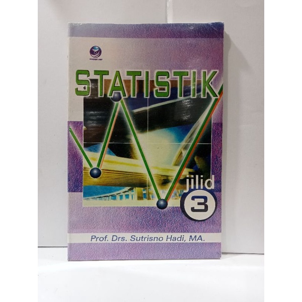 Cover Statistik jilid 3 / Sutrisno Hadi