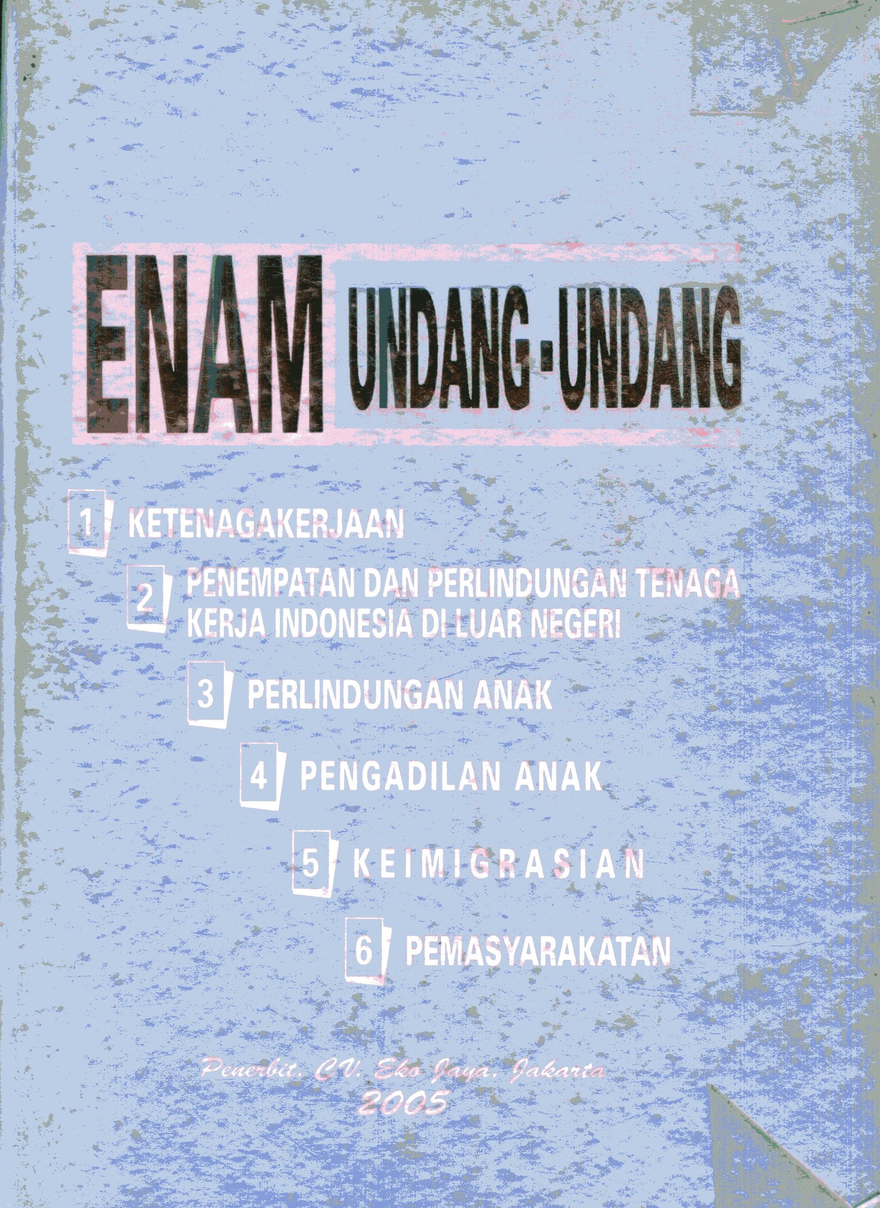Cover Enam undang-undang