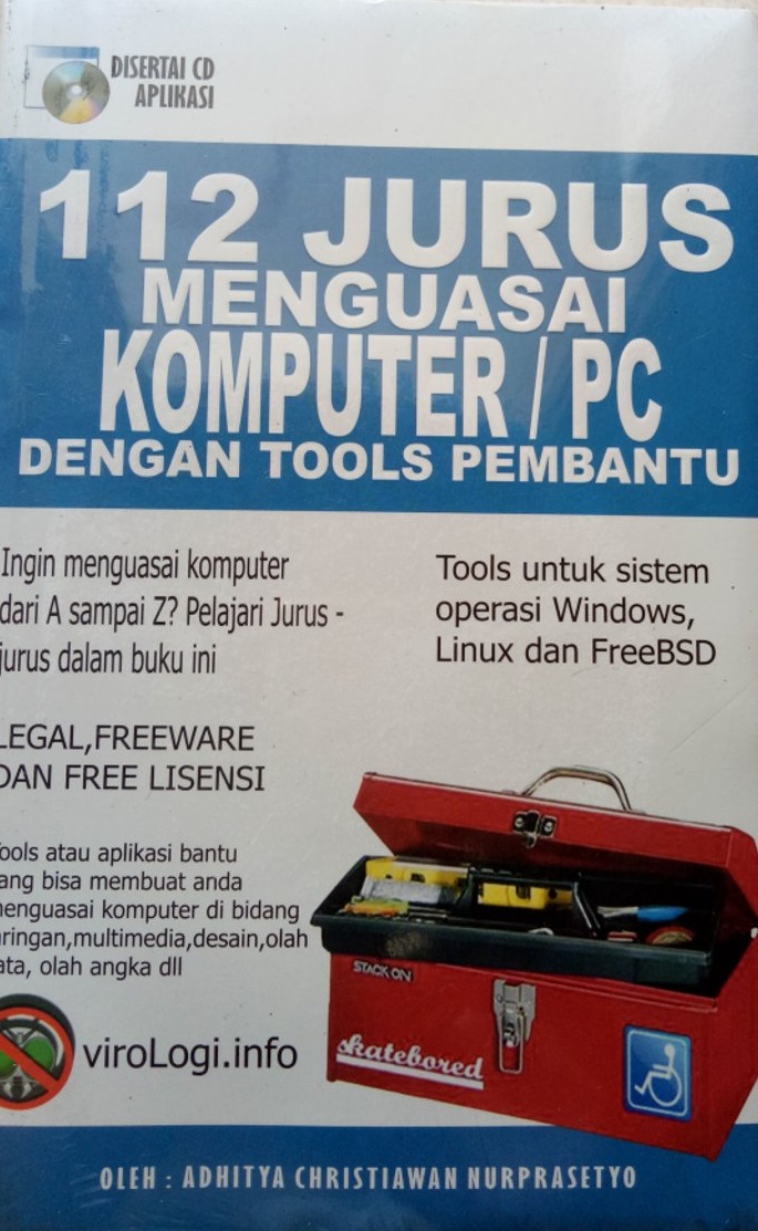 Cover 112 jurus menguasai komputer / pc dengan tools pembantu / author by Adhitya Christiawan Nurprasetyo