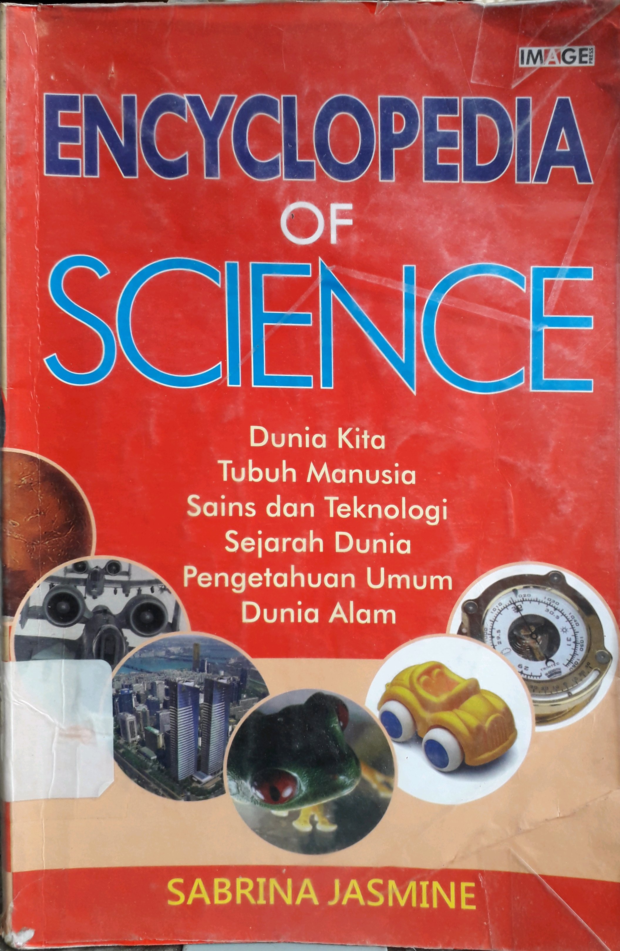 Cover Encyclopedia of science / Penulis, Sabrina Jasmine