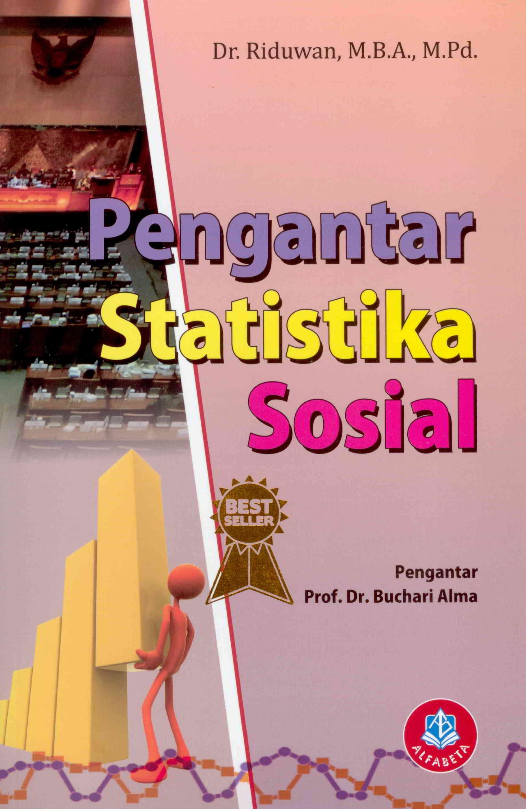 Cover Pengantar statistika sosial / Riduwan ; editor, Pristiwanto