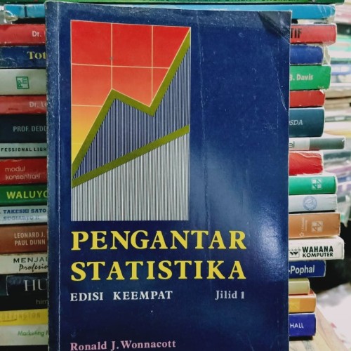 Cover Pengantar statistika edisi keempat jilid 1 / Penulis, Ronald J. Wonnacott