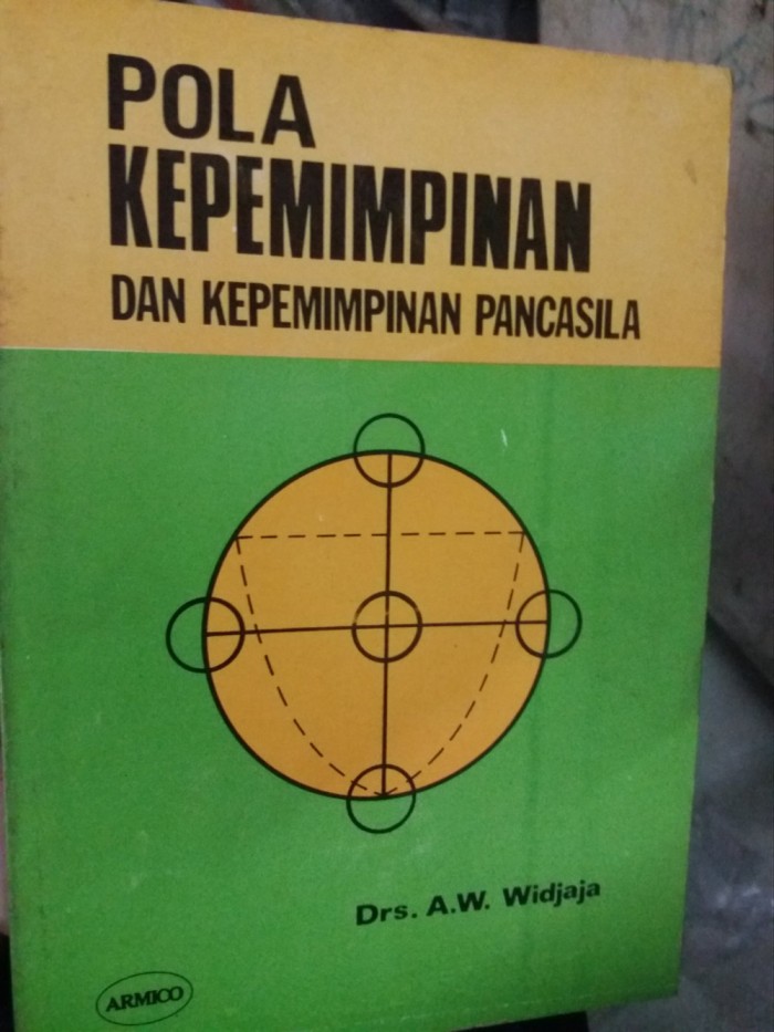 Cover Pola kepemimpinan dan Kepemimpinan Pancasila / Penulis, A.W. Widjaja