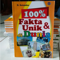 Cover 100 persen Fakta Unik di Dunia / Satmoko, R